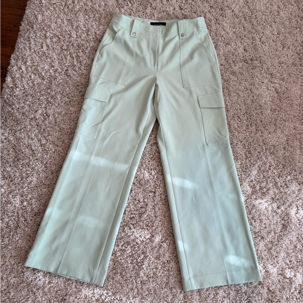White House Black Market Light Green Cargo Pant
